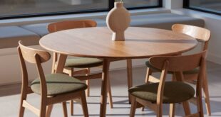Round Wood Kitchen Table Sets