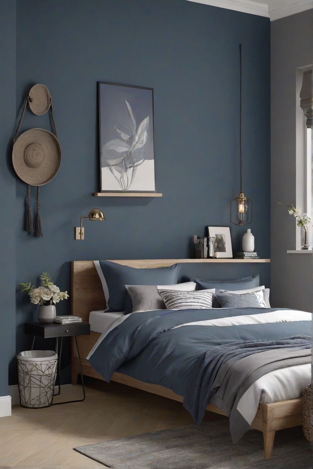 Serene Elegance: Blue and Grey Bedroom Color Schemes for a Timeless Look