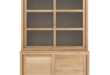 Oak Dresser Display Cabinet