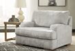 oversized chair and ottoman sets