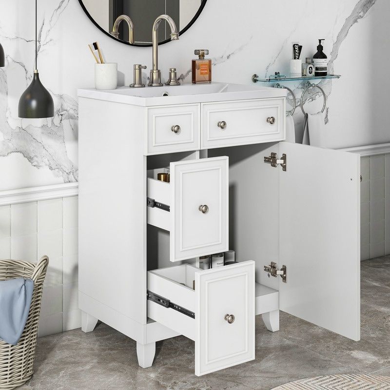 Space-Saving Solutions: How a Small Bathroom Vanity with Sink Can Transform Your Bathroom