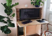 computer desk for small spaces