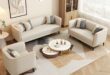 Modern Leather Loveseats For Small Spaces