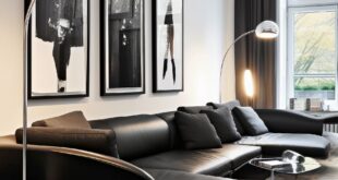 black leather living room furniture