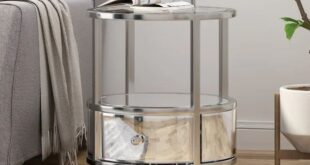 Glass End Tables With Storage
