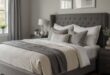 Grey Upholstered Headboard Bedroom Ideas