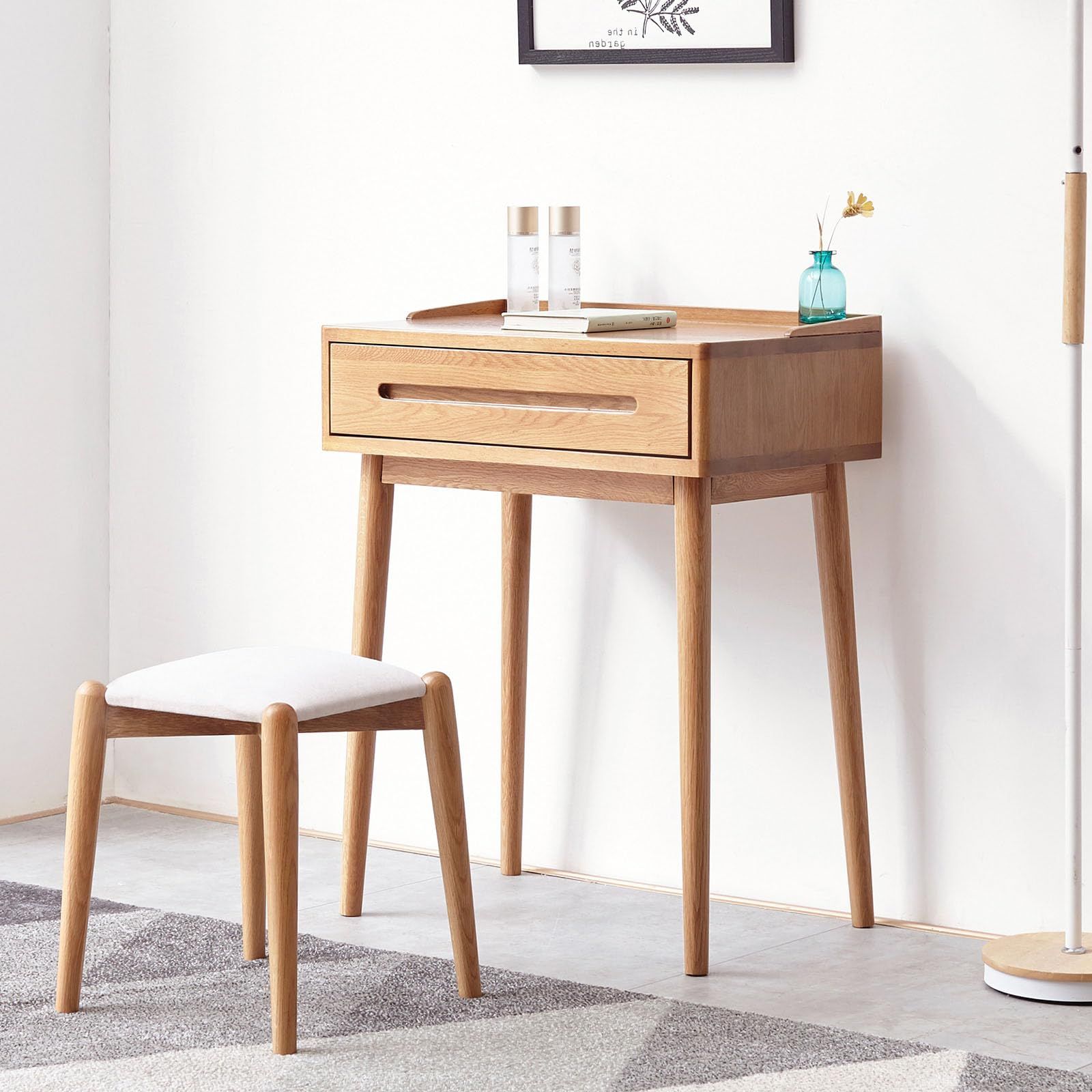 Small Desk Table With Drawers