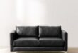 Modern Leather Loveseats For Small Spaces