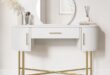 Modern Dressing Table With Mirror And Drawers