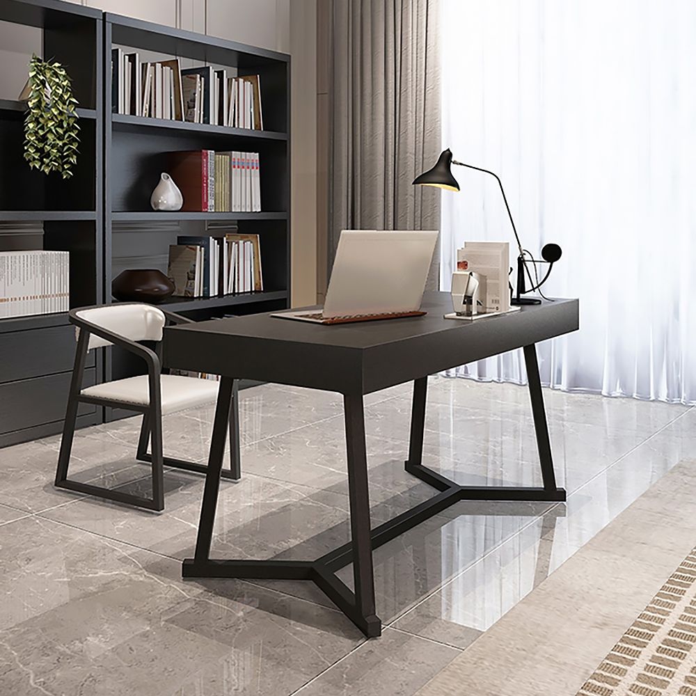The Sleek and Stylish Black Computer Office Desk: A Must-Have for a Modern Workspace