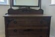 antique chest of drawers with mirror