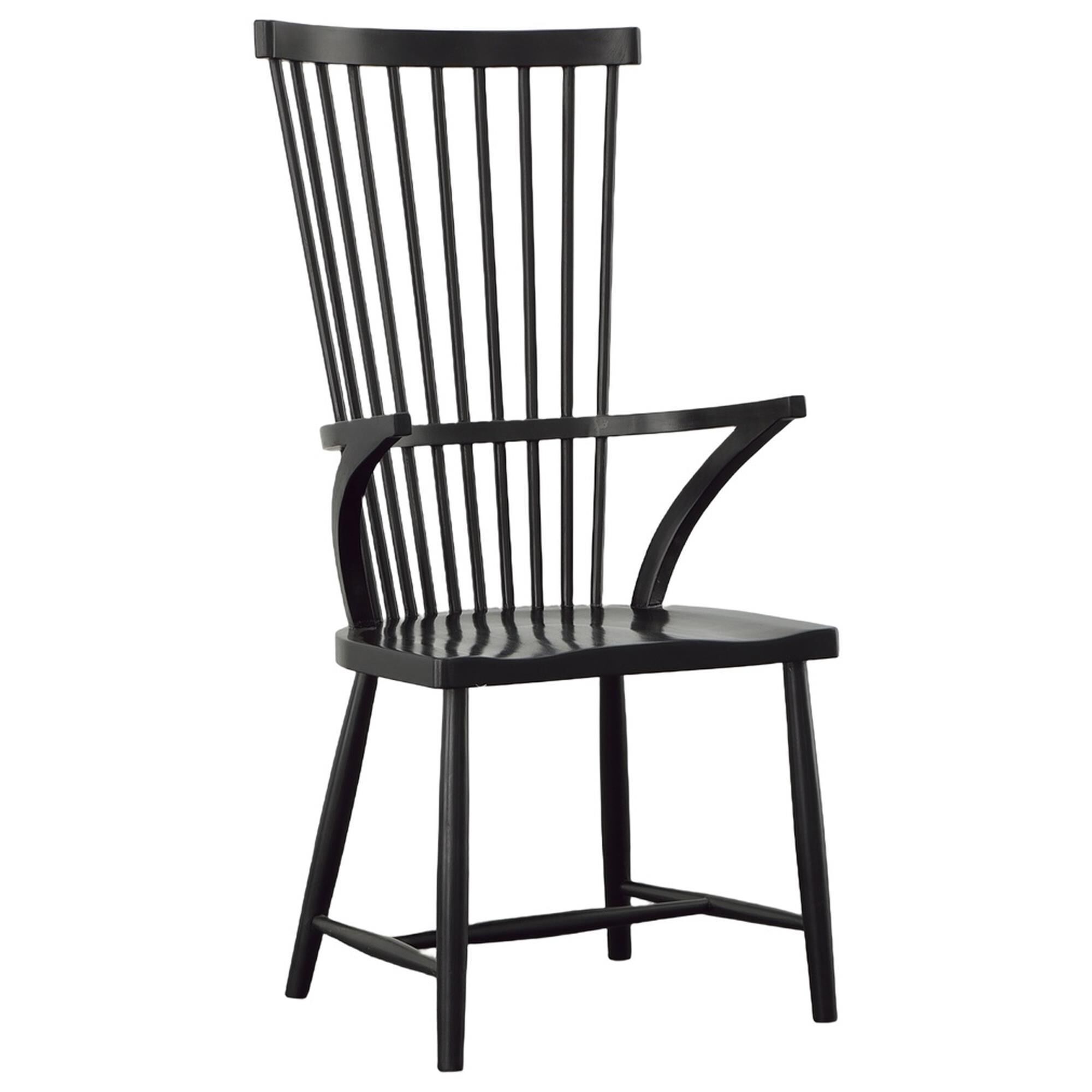 The Timeless Charm of Black Windsor Chairs with Arms