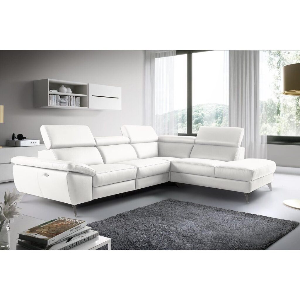 White Leather Sofas
