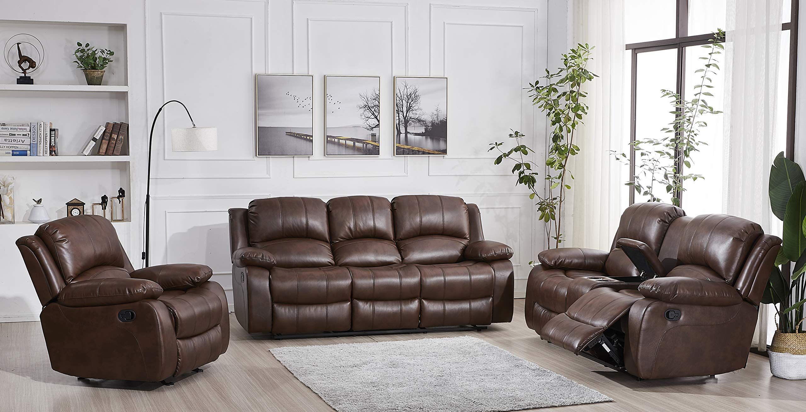 The Ultimate Comfort: Exploring the Beauty of Leather Recliner Sofa Sets