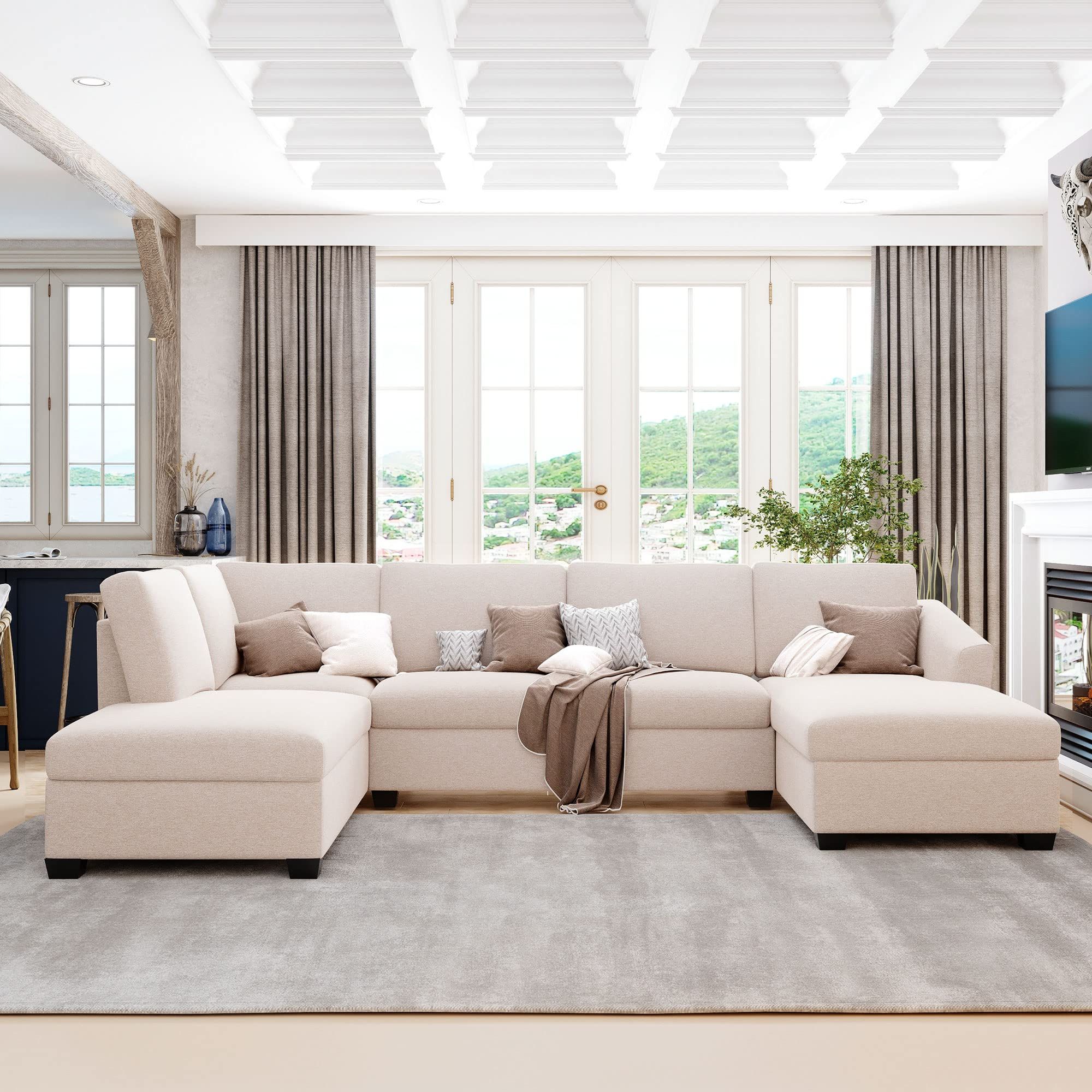 The Ultimate Comfort: Exploring the Benefits of Large U Shaped Sectionals