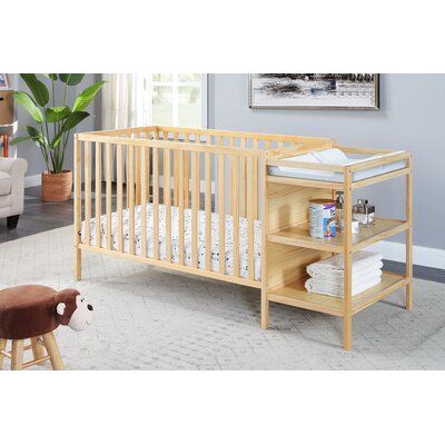 The Ultimate Space-Saving Solution: Convertible Crib with Changing Table Attached
