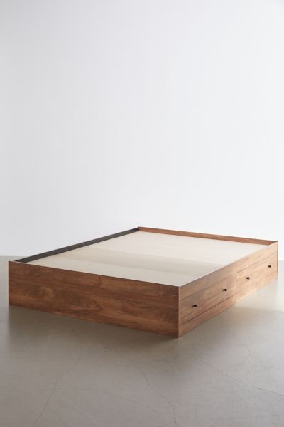 Queen Platform Bed With Storage And Headboard