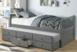 Twin Trundle Bed With Storage