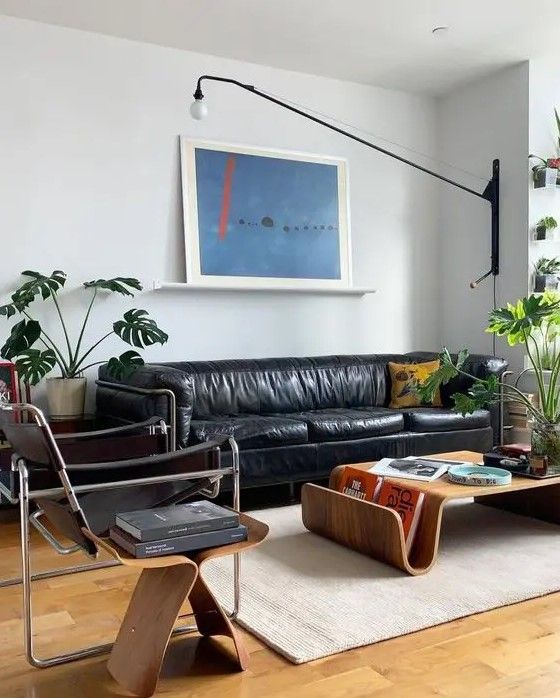 Timeless Elegance: The Allure of Black Leather Living Room Furniture