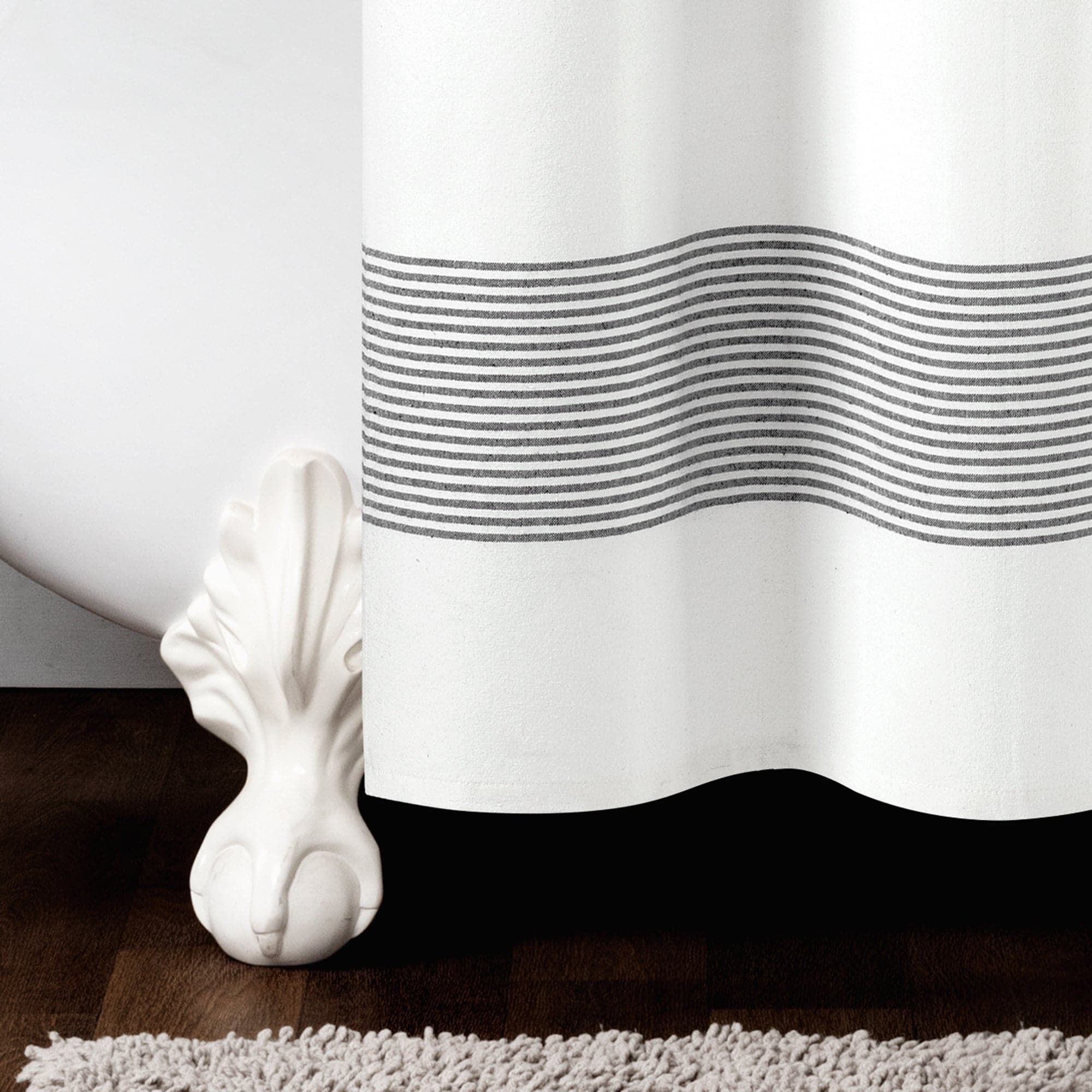 Timeless Elegance: The Appeal of Black and White Striped Shower Curtains