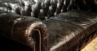 black leather chesterfield sofa