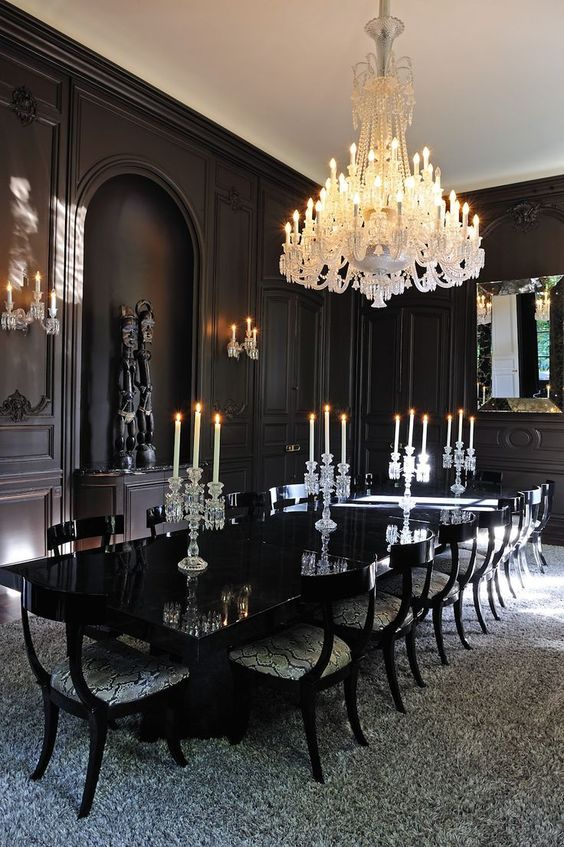 Timeless Elegance: The Beauty of a Black and White Dining Room Set