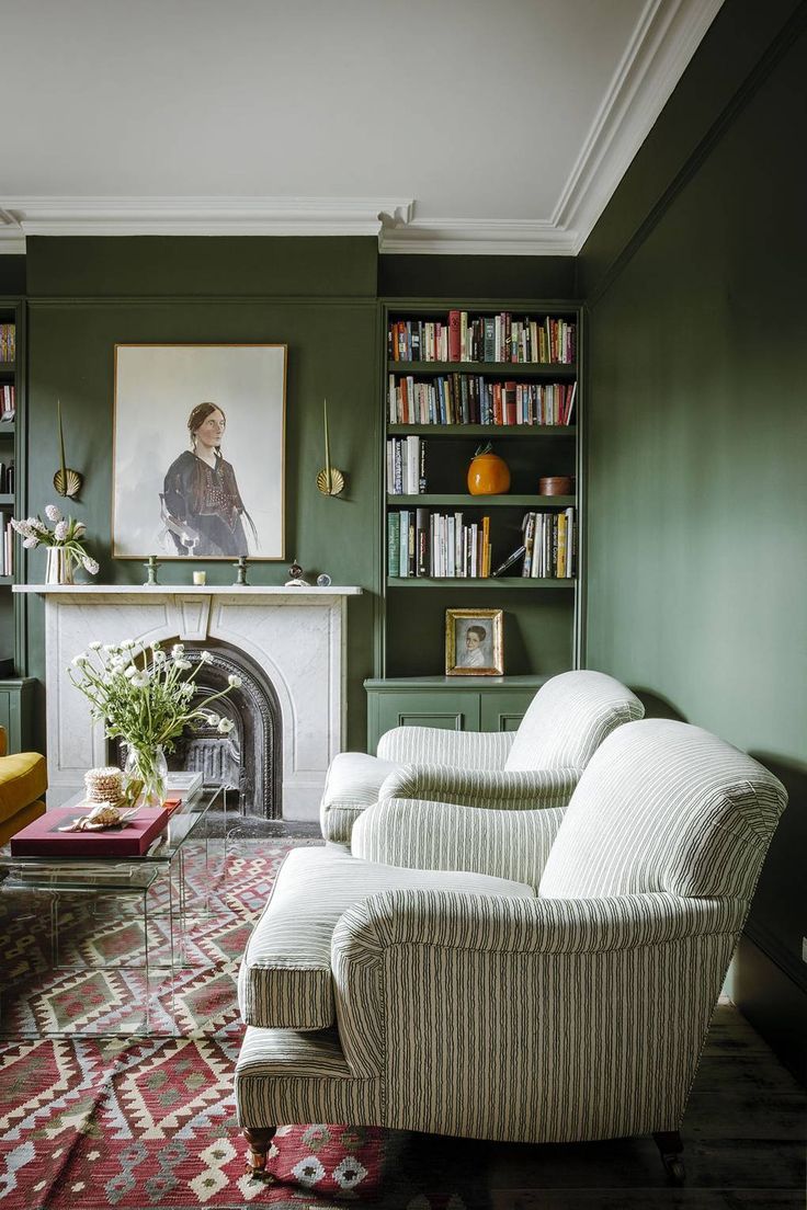 Transform Your Living Room with a Stylish Green Armchair: The Perfect Pop of Color for Any Space