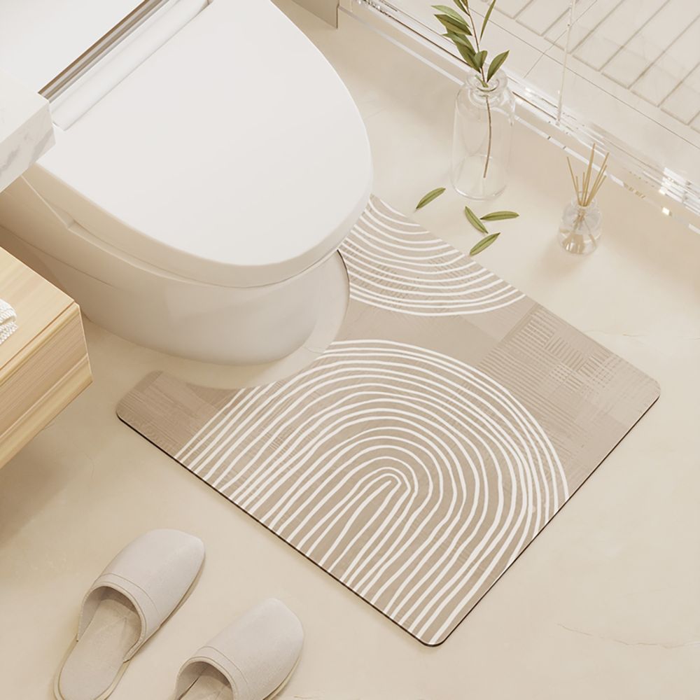 Modern 4 Piece Bathroom Rug Set