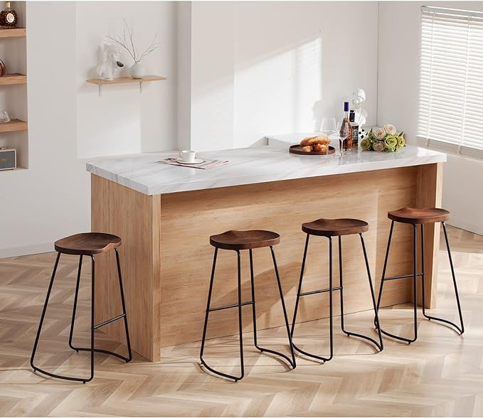 backless counter stools for kitchen