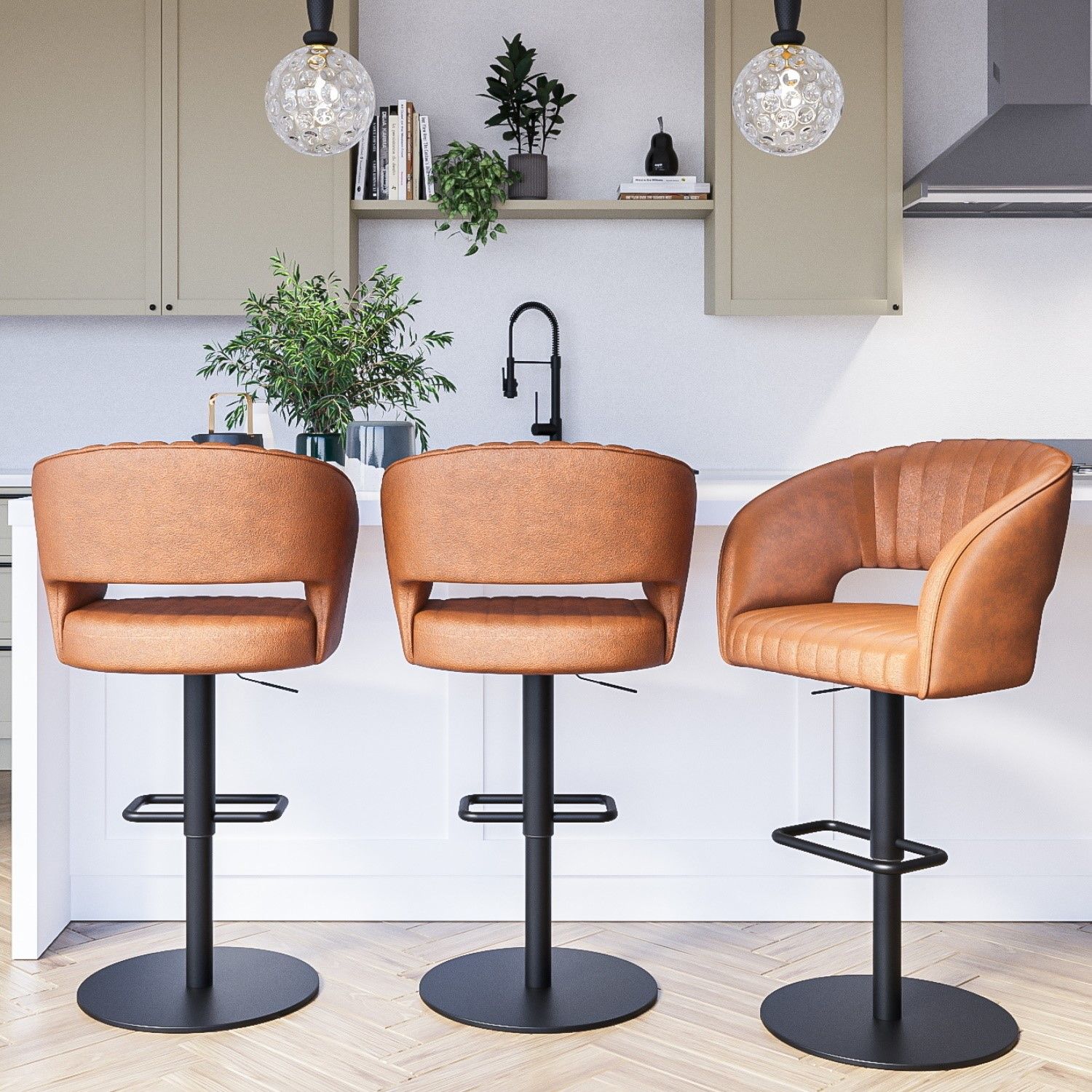 Upgrade Your Kitchen with These Stylish and Comfortable Stools with Backs