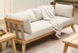 Wooden Frame Sofa With Cushions