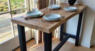 breakfast bar table and stools