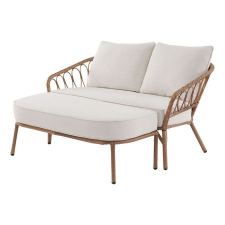 Upgrade Your Outdoor Space with a Stunning Wicker Loveseat: The Perfect Addition to Your Patio or Porch