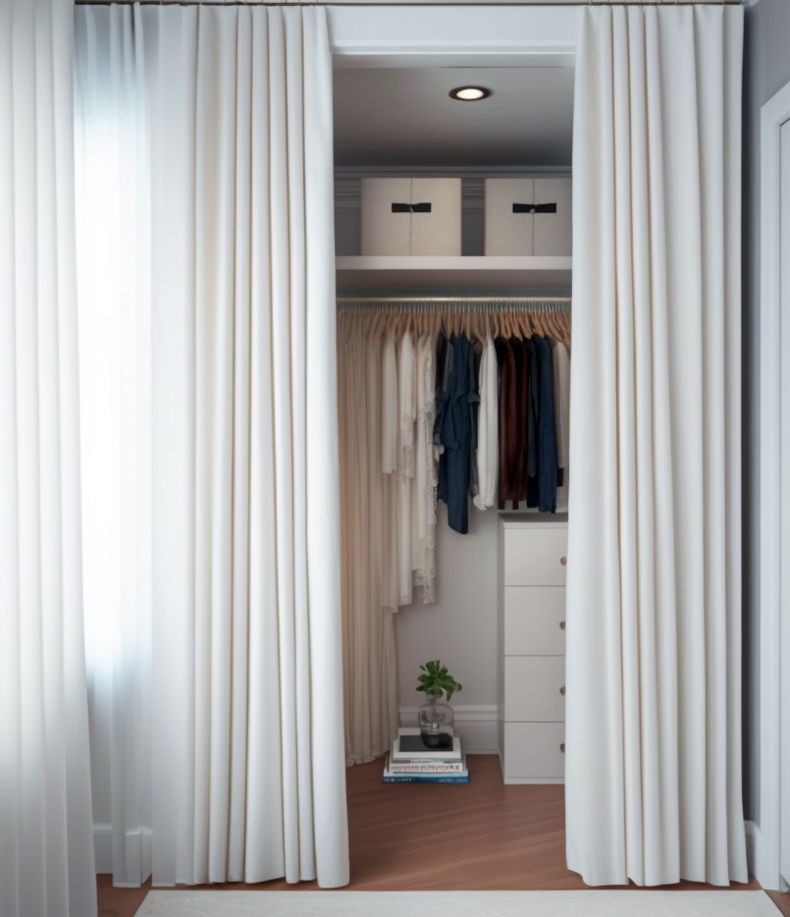 Upgrade Your Style with Modern Closet Curtains: Functional and Stylish Storage Solutions