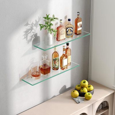 Upgrade Your Bathroom with Stylish and Functional Floating Glass Shelves