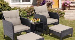 Modern Patio Sets: Comfort Meets Nature’s Serenity