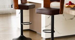 Stylish, Adjustable Barstools for Modern Living Spaces