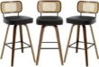 Elegant Adjustable Bar Stools for Any Space, Versatile Comfort