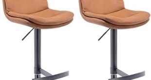 Versatile Adjustable Leather Bar Stools for Any Space