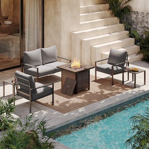 Modern Patio Sets: Comfort Meets Nature's Serenity