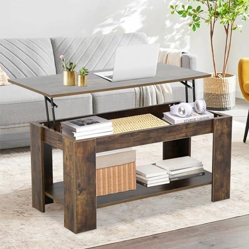 Chic Marble Coffee Table: Elegant & Fully Assembled Design