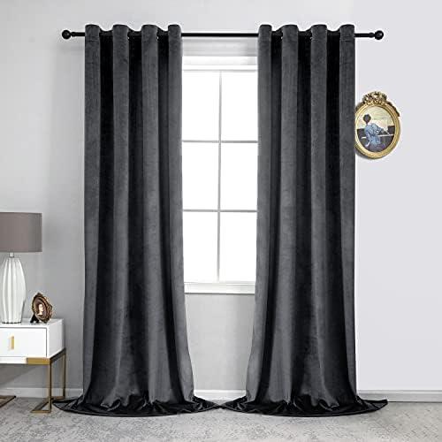 Elegant Velvet Curtains: Light-Dimming & Easy Care Options