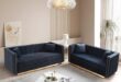 Elegant Velvet Sofa Set: Comfort Meets Timeless Design