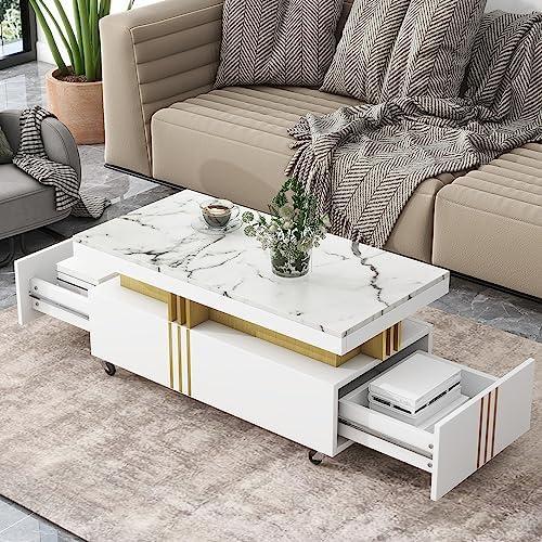 Chic Cloud Coffee Table: Space-Saving & Stylish Design