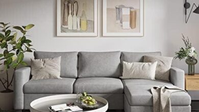 Versatile Navy Blue Modular Couch for Limited Spaces