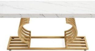 Elegant Marble Inlay Coffee Table for Any Space