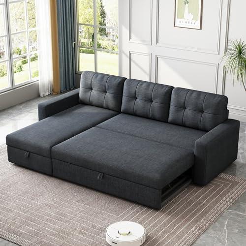 Stylish L-Shaped Sectional Sofa with Storage &​ Comfort