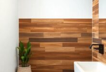 Transform Your Bathroom: Creative Wall Designs Using Reclaimed Wood