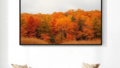 Transform Your Space: Captivating Fall-Inspired Wall Art Featuring Autumn Landscapes