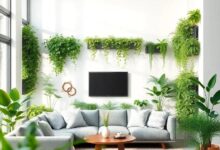 Transform Your Space: Embracing Biophilic Living Rooms with Vertical Gardens